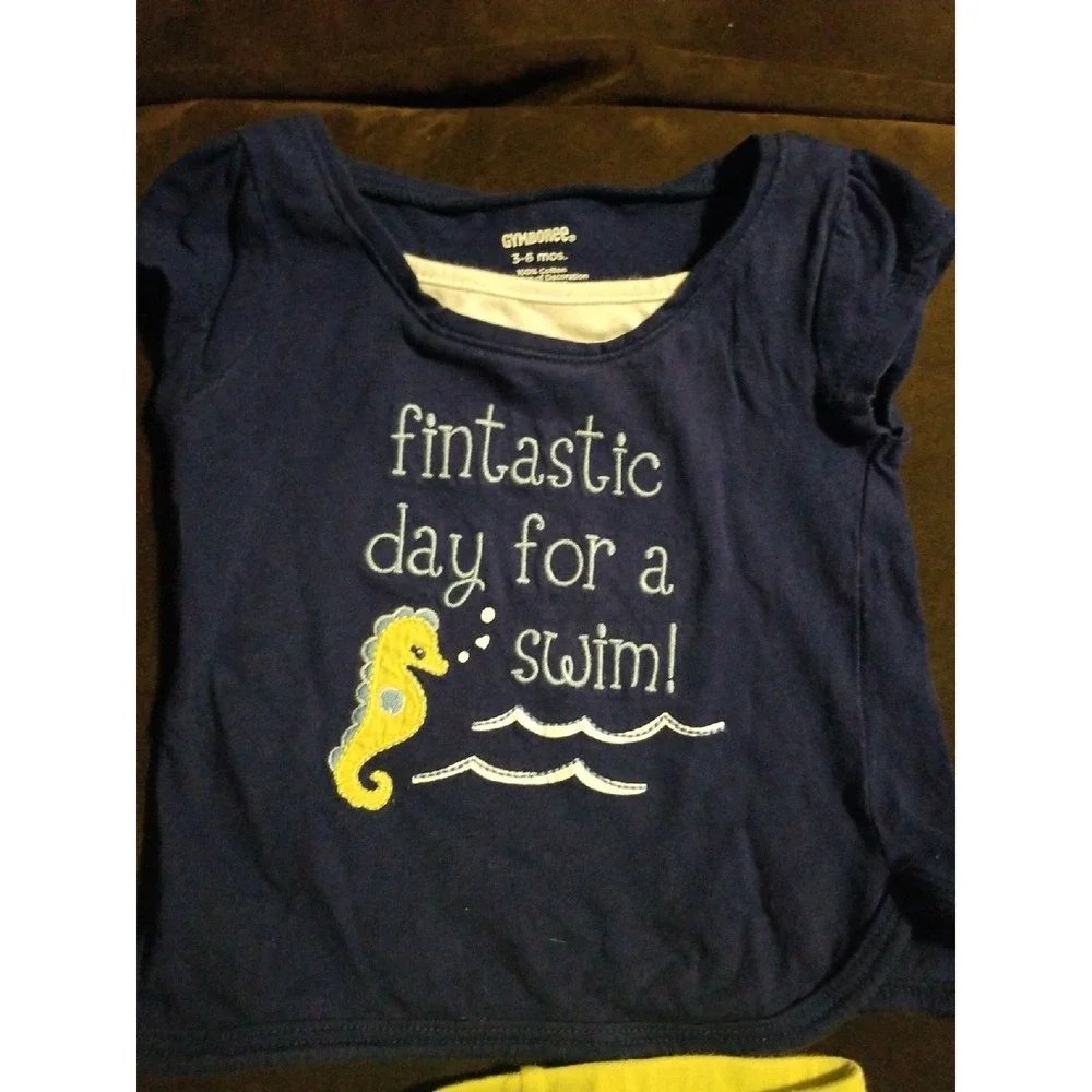 Gymboree Greek isle style 3 6 months outfit